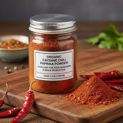 Glutenfree dry paprika  chilli paprika powder natural finely milled spice perfect for enhancing flavor and color in food products