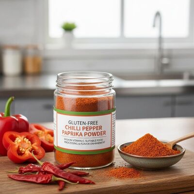 Whole Pods Finish Hot Chili Paprika Powder High Impact Spice Ingredient Suitable for Meat Seasoning Snack Flavoring and Culinary